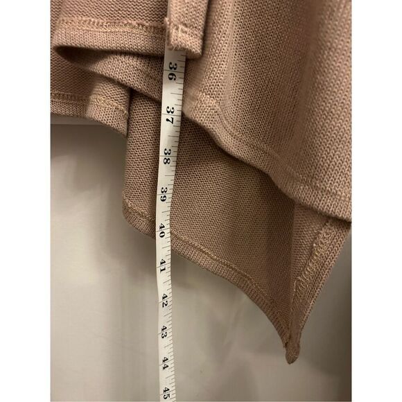 Maitai open front 3/4 sleeve long cardigan 2X / 3X made in USA Lagenlook Neutral - Picture 8 of 9